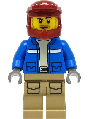 Minifigura Lego City - Explorador de Resgate de Vida Selvagem