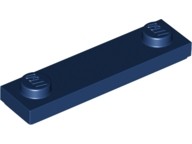 Placa Modificada 1x4 Azul Escura
