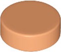 Placa Lisa Redonda 1x1 Nougat