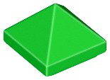 Inclinação quádupla 45 1x1x 2/3 verde brilhante