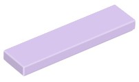 Placa Lisa 1x4 Lavanda