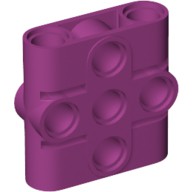 Bloco Conector de Pinos Viga 1x3x3 Magenta