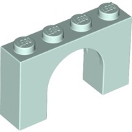 Tijolo Arco 1x4x2 Azul Bebê - Light Aqua