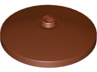 Disco estilo RADAR 4x4 com encaixe para eixo marrom