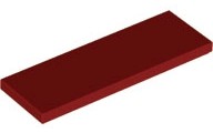 Placa Lisa 2x6 Dark Red