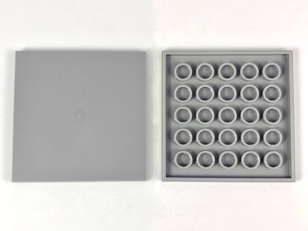 Placa 6x6 Cinza Claro