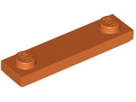 Placa Modificada 1x4 Dark Orange