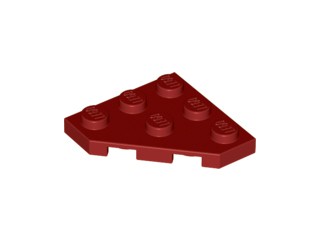 Placa de Canto 3x3 Dark Red