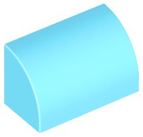 Inclinação Curva 1x2x1 - Medium Azure