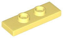 Placa Modificada 1x3 Amarela Clara Brilhante