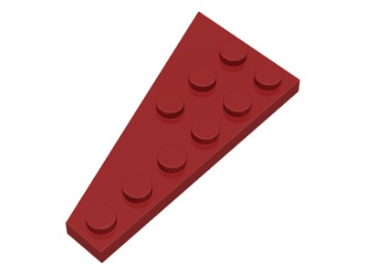 Placa 6x3 direita Dark Red