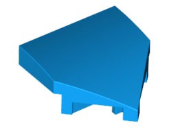 Cunha 2x2 pontiaguda com entalhes de pino Dark Azure