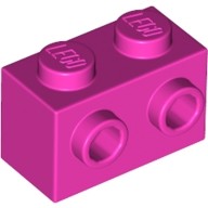 Tijolo Modificado 1x2 Dark Pink