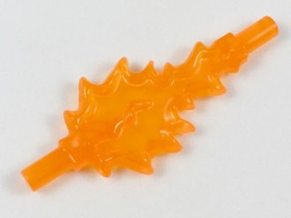 Explosão de energia grande com extremidades de barra translúcido Laranja