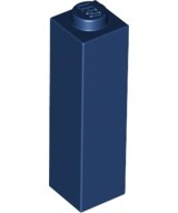 Tijolo 1x1x3 Azul Escuro