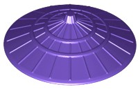 Chapéu estilo asiático dark purple