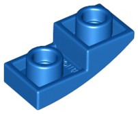 Inclinação Curva 2x1 1x2 Invertida Azul