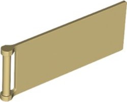 Bandeira 7x3 com barra bege