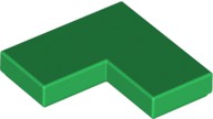 Placa Lisa de Canto 2x2 Verde