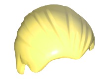 Cabelo penteado da frente para trás Bright Light Yellow