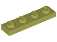 Placa 1x4 Verde Oliva