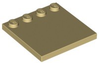 Placa Modificada 4x4 Bege