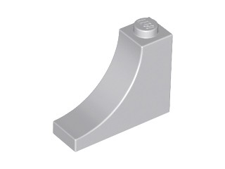 Tijolo com arco invertido 1x3x2 Cinza Claro