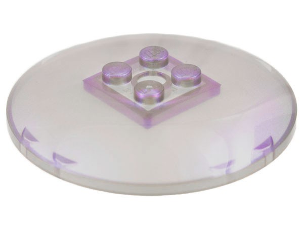 Prato 6x6 Translúcido Preto Cetim