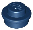 Placa Redonda 1x1 Azul Escura