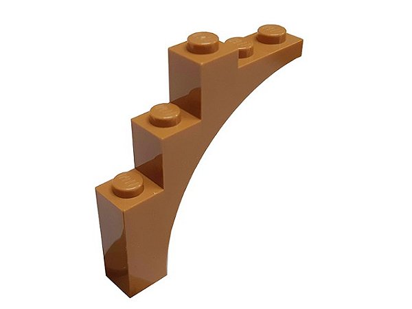 Tijolo em Arco 1x5x4 Medium Nougat