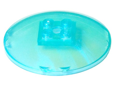 Prato 6x6 Translúcido Azul-Claro Acetinado