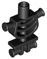 Torso de Esqueleto Preto