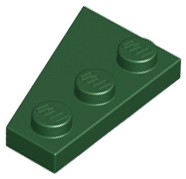 Placa 3x2 Direita Verde Escura