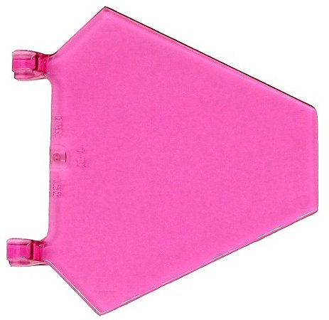 Bandeira 5x6 Hexagonal Translúcida Rosa Escura