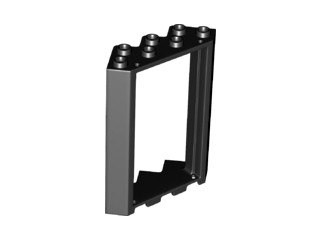 Moldura de Porta 4x4x6 Preta