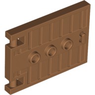 Porta 1x5x3 com 3 studs e alça medium nougat