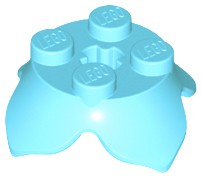 Folhas da planta 2x2 com 4 pétalas Medium Azure