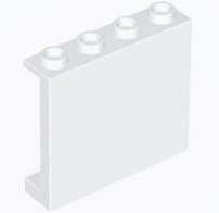 Painel 1x4x3 Branco