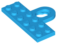 Placa Modificada 2x6 com Alça para Pendurar Dark Azure