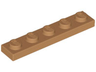 Placa 1x5 Medium Nougat