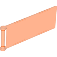 Bandeira 7x3 com barra Translúcida Neon Laranja