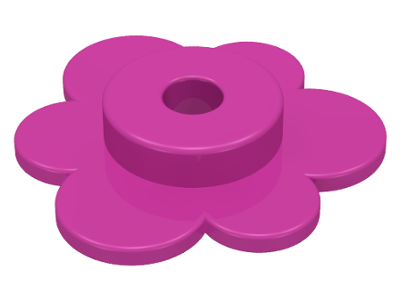 Flor Pequena Rosa Escura