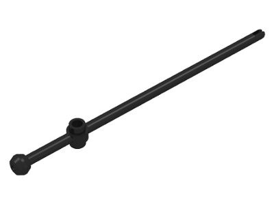 Barra 12L com Stud Aberto - Mastro de Barco Preto