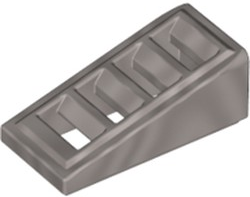 Inclinação 18 2x1x2/3  4 Slots Flat Silver