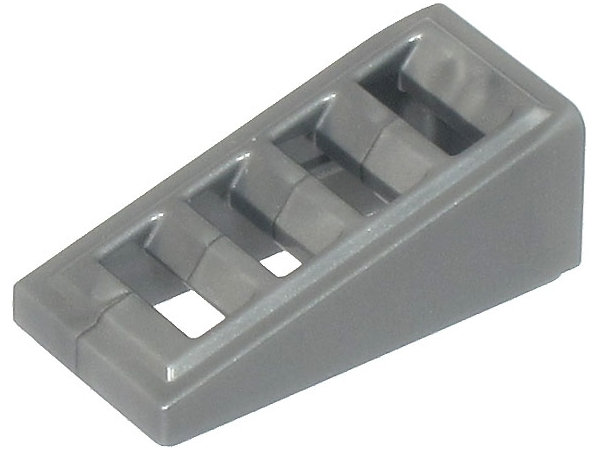 Inclinação 18 2x1x2/3 4 Slots Flat Silver