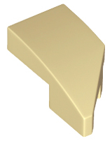 Cunha 1x2 com encaixe esquerda Bege