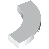 Placa Lisa de Canto 3x3 Branca