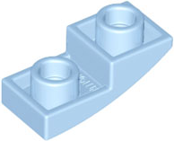 Inclinação Curva 2x1 Invertida Bright Light Blue
