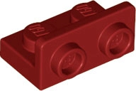 Suporte Invertido 1x2 - 1x2 Dark Red