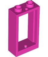 Moldura de Janela 1x2x3 frente plana - Dark Pink